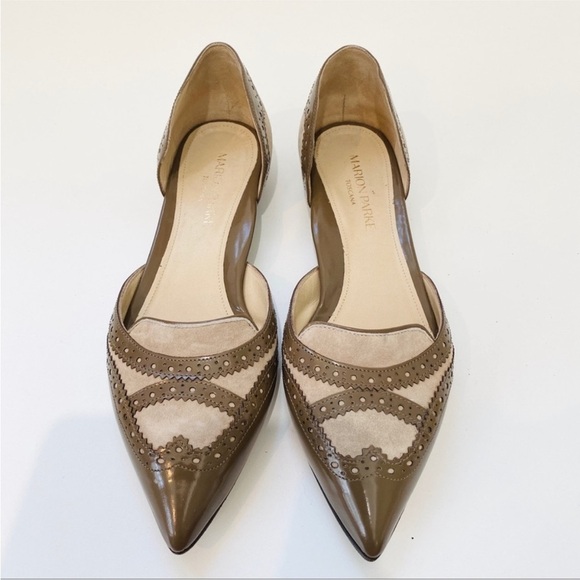 Marion Parke leather flats NEW - Picture 1 of 4